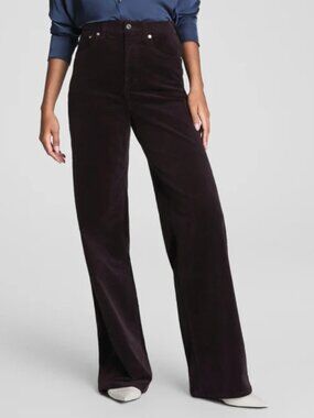 SPANXshape™ Authentic 360 Corduroy Wide Leg Jeans XL NWT